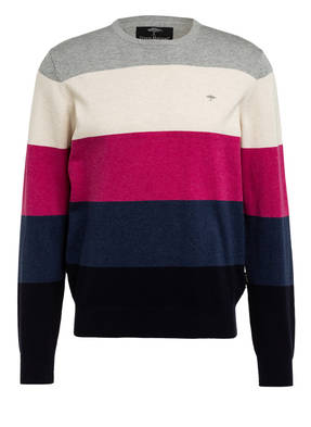 FYNCH-HATTON Pullover mit Blockstreifen