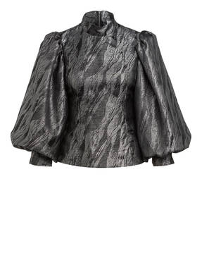 GANNI Jacquard-Blusenshirt