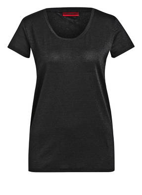 HUGO T-Shirt DENOLE mit Glitzergarn