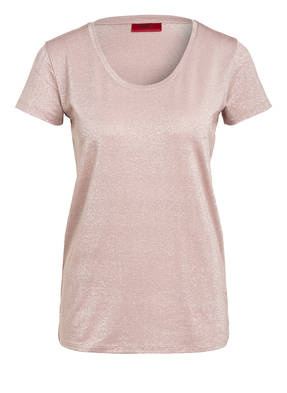 HUGO T-Shirt DENOLE mit Glitzergarn