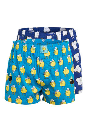 LOUSY LIVIN 2er-Pack Web-Boxershorts