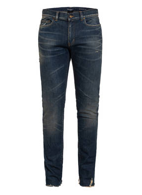 SAINT LAURENT Destroyed Jeans Extra Slim Fit