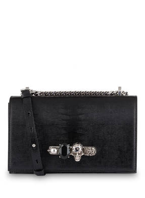 ALEXANDER McQUEEN Umhängetasche JEWELLED SATCHEL mit Schmucksteinbesatz