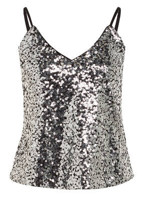 BARDOT Top mit Paillettenbesatz