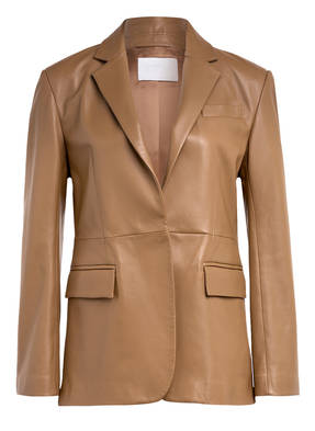 BOSS Leder-Blazer SABAMY