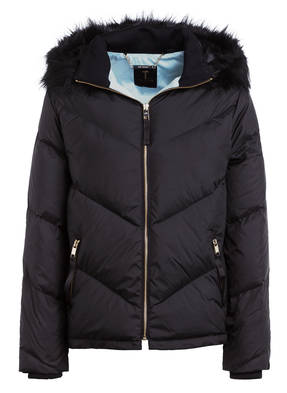 TED BAKER Daunenjacke LAVENIA mit Kunstpelzbesatz