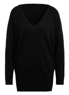 oui Pullover mit Schmucksteinbesatz