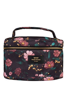 WOUF Kosmetiktasche BLACK FLOWERS