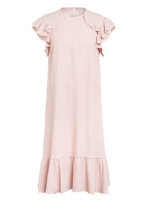 RED VALENTINO Kleid mit Volontbesatz