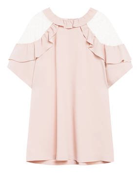 RED VALENTINO Blusenshirt mit Spitzeneinsatz