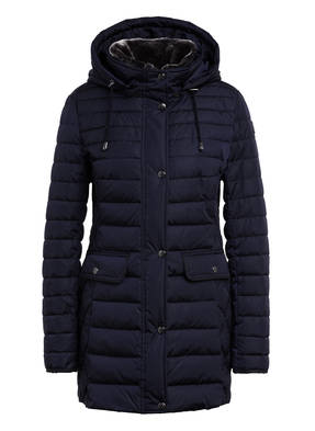 GIL BRET Steppjacke mit Kunstpelzbesatz
