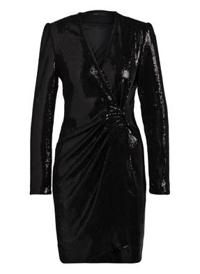maje Kleid RIVY mit Paillettenbesatz in Wickel-Optik