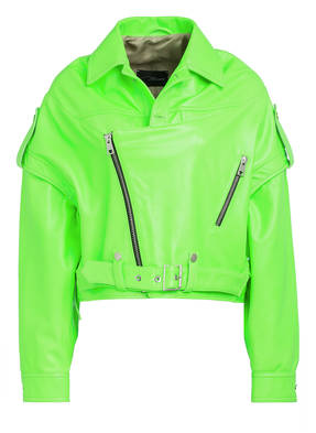 Manokhi Oversized-Lederjacke