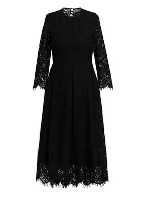IVY & OAK Cocktailkleid mit 3/4-Arm und Spitzenbesatz