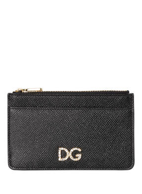 DOLCE&GABBANA Saffiano-Kartenetui mit Münzfach