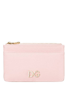 DOLCE&GABBANA Saffiano-Kartenetui mit Münzfach