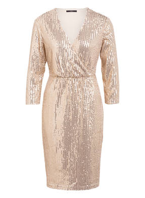 SET Abendkleid mit Paillettenbesatz