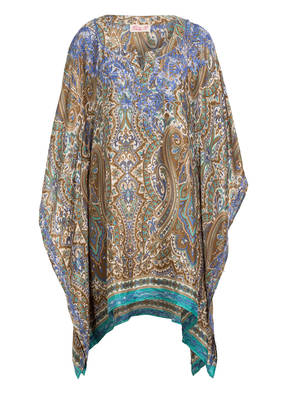 PINK PLANET Seidenkaftan mit Stickereien
