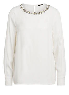 MORE & MORE Blusenshirt mit Strasssteinbesatz
