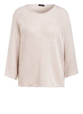 PESERICO Pullover mit Paillettenbesatz
