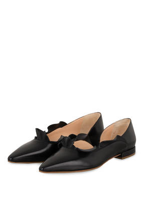 UNÜTZER Ballerinas mit Rüschenbesatz