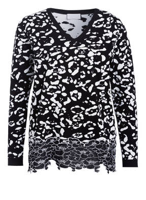 SPORTALM Pullover mit Spitzenbesatz
