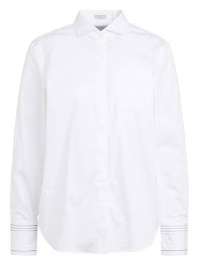 BRUNELLO CUCINELLI Hemdbluse mit Schmucksteinbesatz