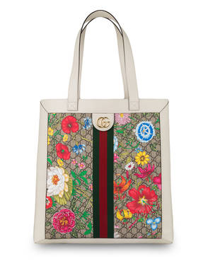 GUCCI Shopper GG FLORA mit Pouch