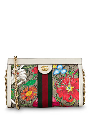 GUCCI Schultertasche OPHIDIA GG FLORA SMALL
