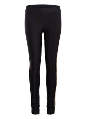 FENDI Leggings mit Galonstreifen