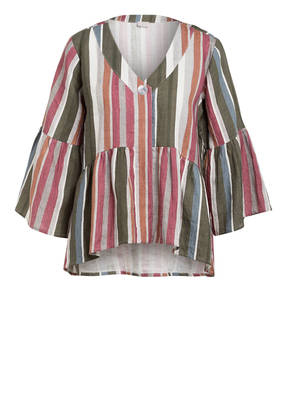 Mrs & HUGS Leinenbluse mit 3/4-Arm