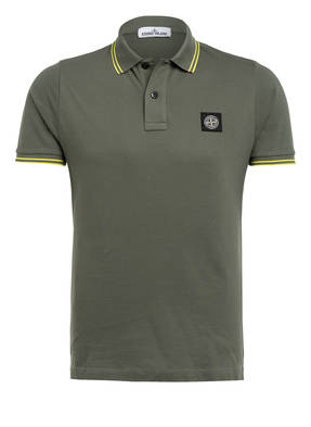 STONE ISLAND Piqué-Poloshirt Slim Fit