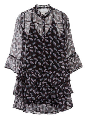 NEO NOIR Kleid mit Rüschenbesatz