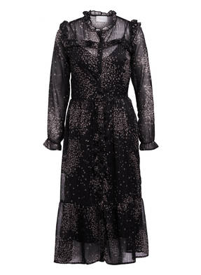 NEO NOIR Kleid mit Rüschenbesatz