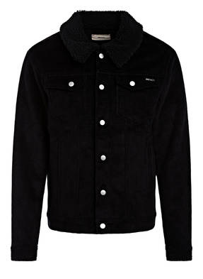 PREACH Cordjacke mit Teddyfell-Besatz