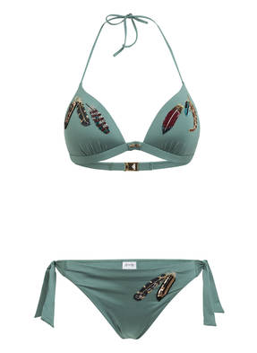 MARYAN MEHLHORN Push-up-Bikini PLUMAGE mit Schmucksteinbesatz