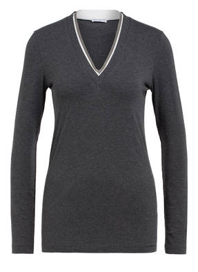 BRUNELLO CUCINELLI Longsleeve mit Schmucksteinbesatz