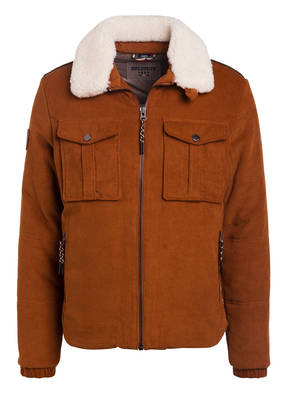 Dolomite Cordblouson mit Lammfellbesatz