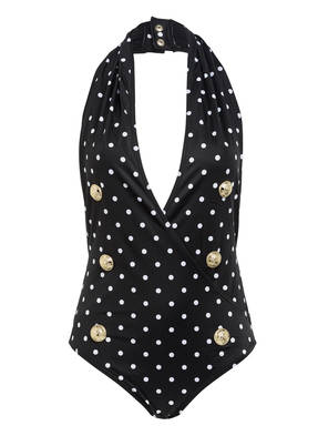 BALMAIN Neckholder-Badeanzug