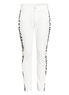 STELLA McCARTNEY Boyfriend Jeans mit Galonstreifen
