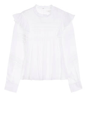 ISABEL MARANT ÉTOILE Blusenshirt VIVIANA mit Spitzenbesatz