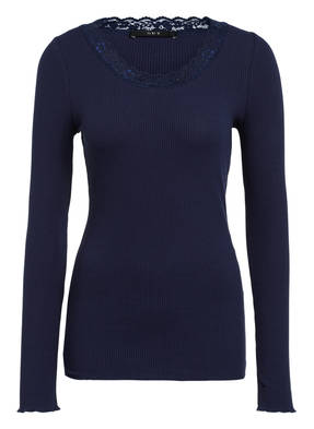 SET Longsleeve mit Spitzenbesatz