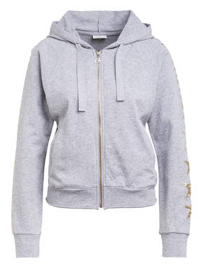 DEHA Sweatjacke mit Paillettenbesatz