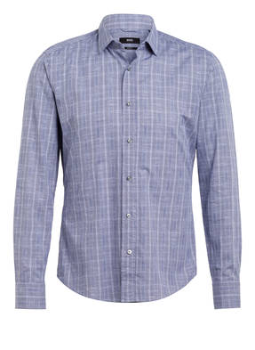 BOSS Hemd JOY Slim Fit mit Leinen
