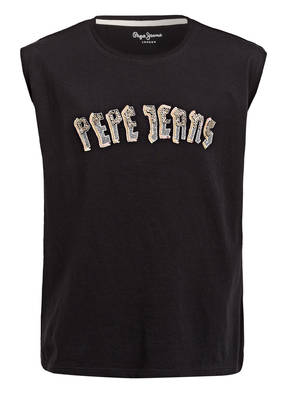 Pepe Jeans T-Shirts mit Paillettenbesatz