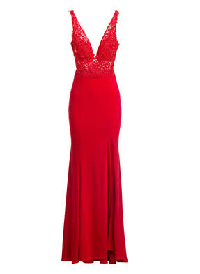 MASCARA Abendkleid mit Schmucksteinbesatz