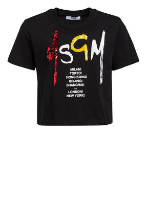 MSGM KIDS T-Shirt mit Paillettenbesatz