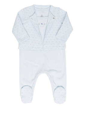 PETIT BATEAU Set: Strampler und Strickhülle