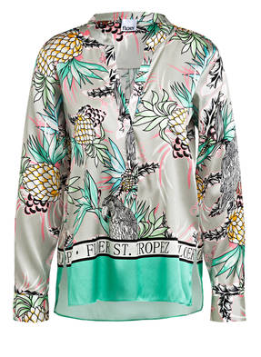 floer Blusenshirt aus Seide