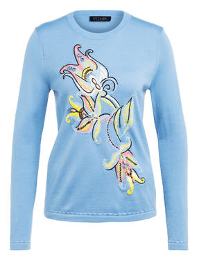 ESCADA Pullover SASKIAR mit Schmucksteinbesatz